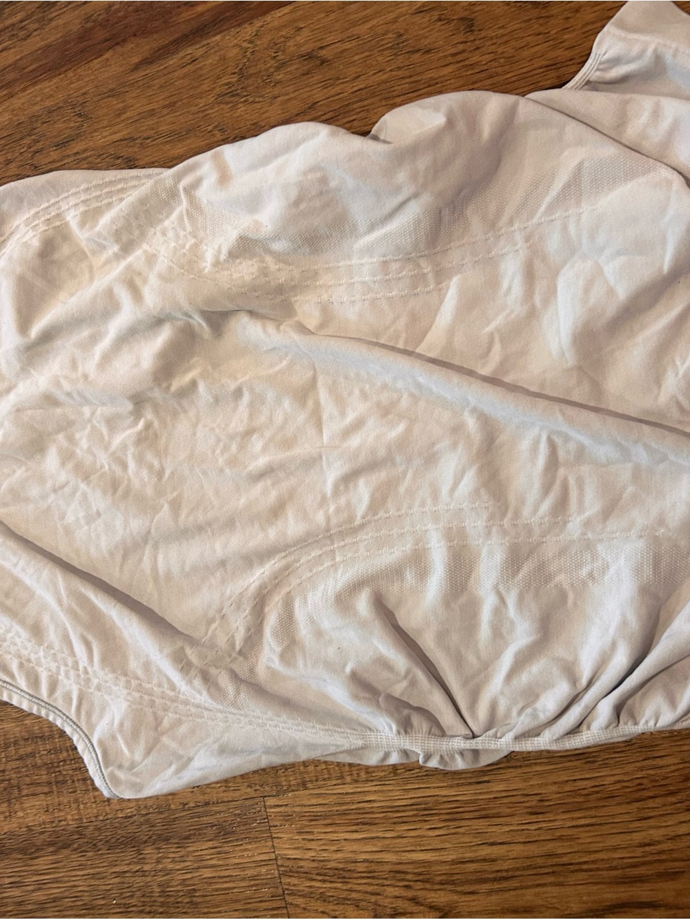 Athleta Light Gray Ruched Racerback Tank Top - Picture 3 of 5